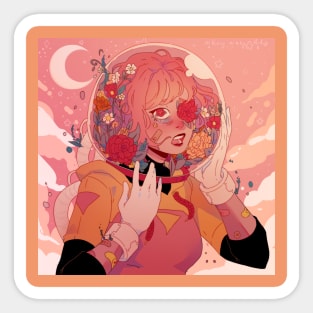 Floral Panic Sticker